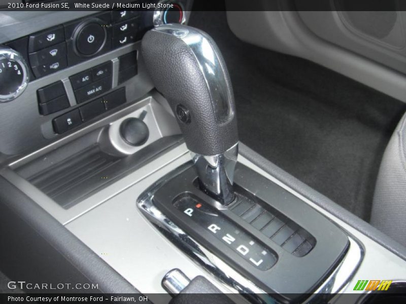 White Suede / Medium Light Stone 2010 Ford Fusion SE