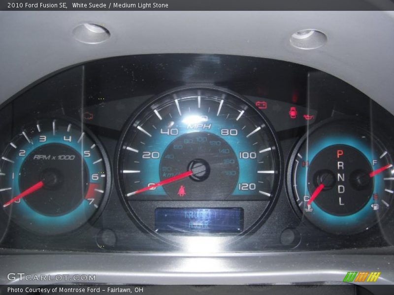 White Suede / Medium Light Stone 2010 Ford Fusion SE