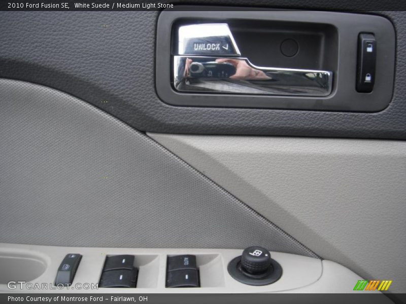 White Suede / Medium Light Stone 2010 Ford Fusion SE