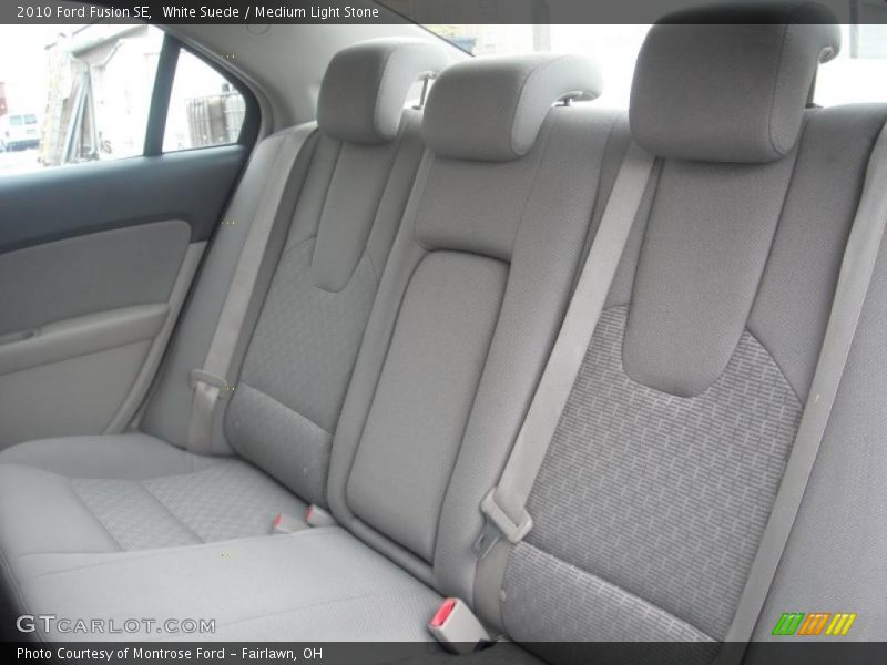 White Suede / Medium Light Stone 2010 Ford Fusion SE