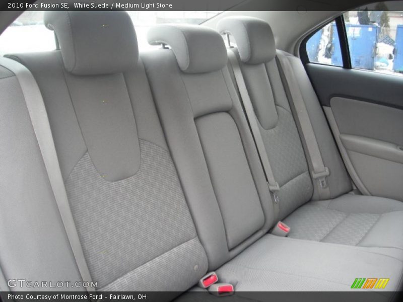 White Suede / Medium Light Stone 2010 Ford Fusion SE