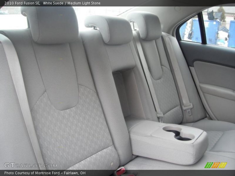 White Suede / Medium Light Stone 2010 Ford Fusion SE