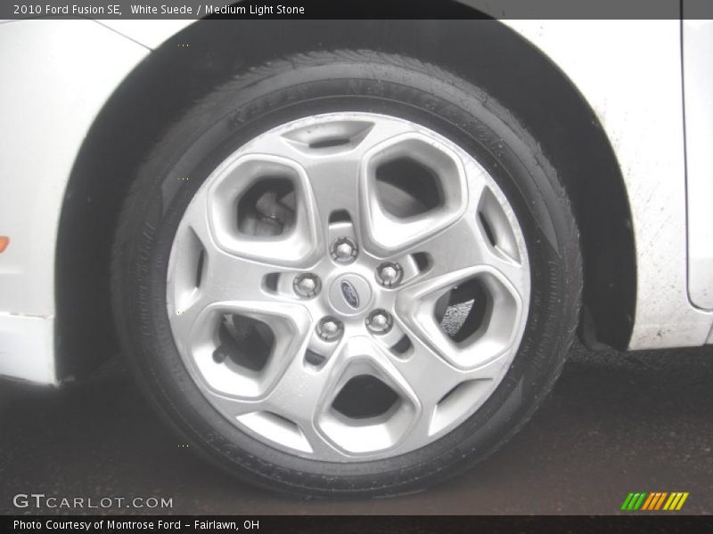 White Suede / Medium Light Stone 2010 Ford Fusion SE