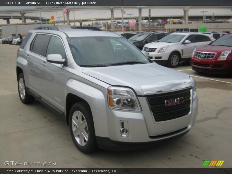 Quicksilver Metallic / Jet Black 2011 GMC Terrain SLE