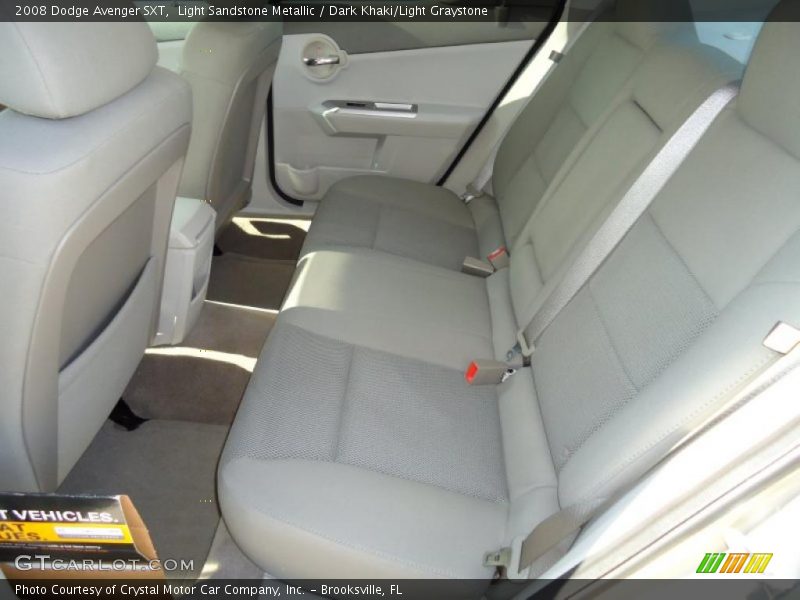 Light Sandstone Metallic / Dark Khaki/Light Graystone 2008 Dodge Avenger SXT