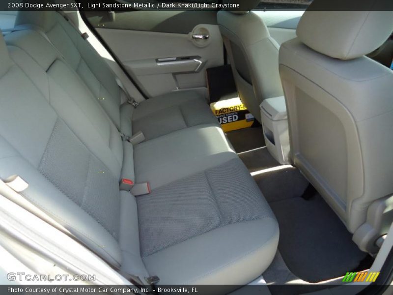 Light Sandstone Metallic / Dark Khaki/Light Graystone 2008 Dodge Avenger SXT