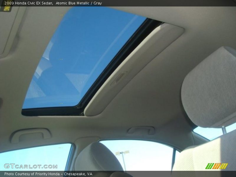 Sunroof of 2009 Civic EX Sedan