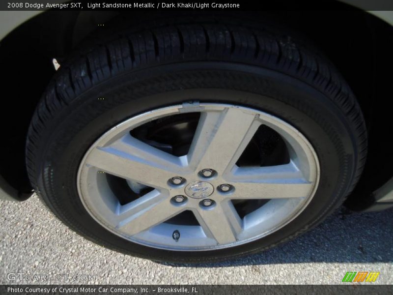 Light Sandstone Metallic / Dark Khaki/Light Graystone 2008 Dodge Avenger SXT