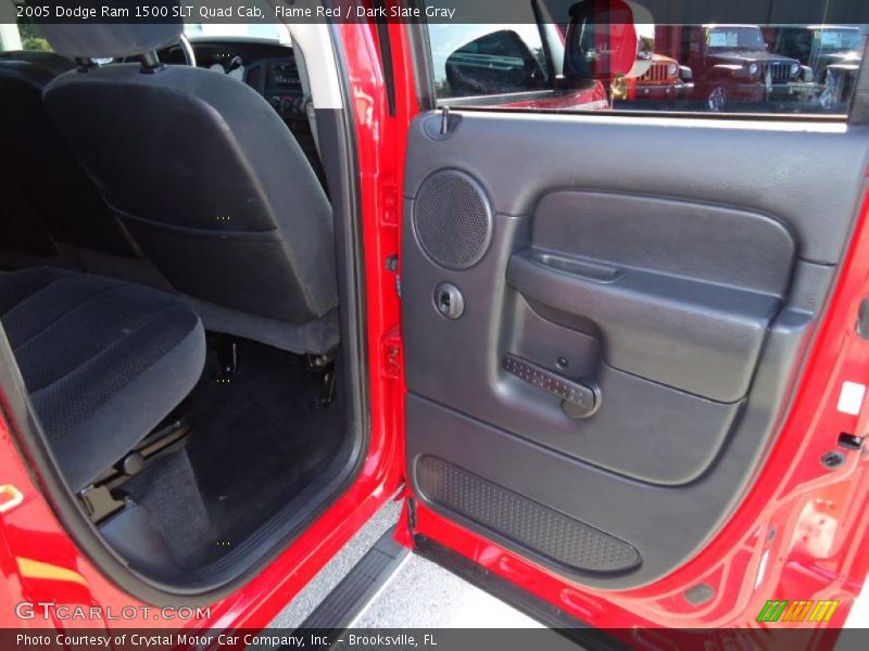 Flame Red / Dark Slate Gray 2005 Dodge Ram 1500 SLT Quad Cab