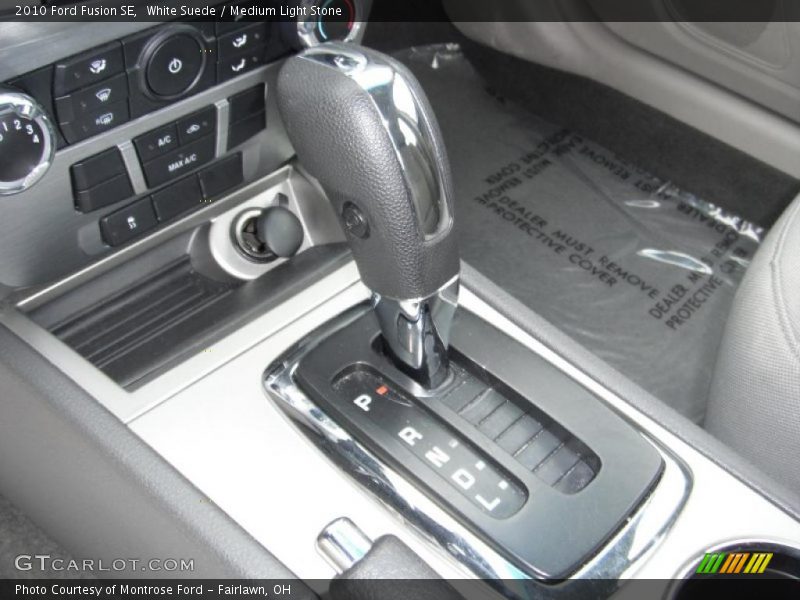 White Suede / Medium Light Stone 2010 Ford Fusion SE