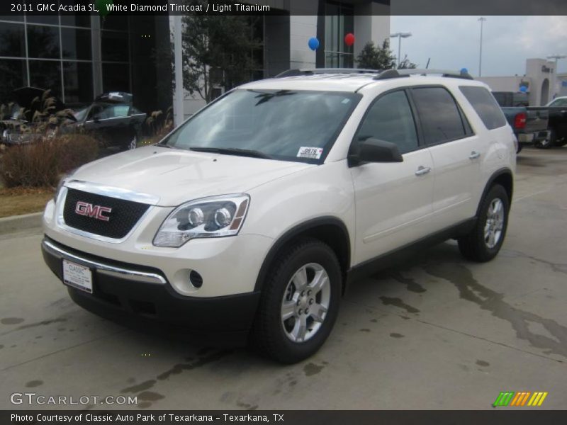 White Diamond Tintcoat / Light Titanium 2011 GMC Acadia SL