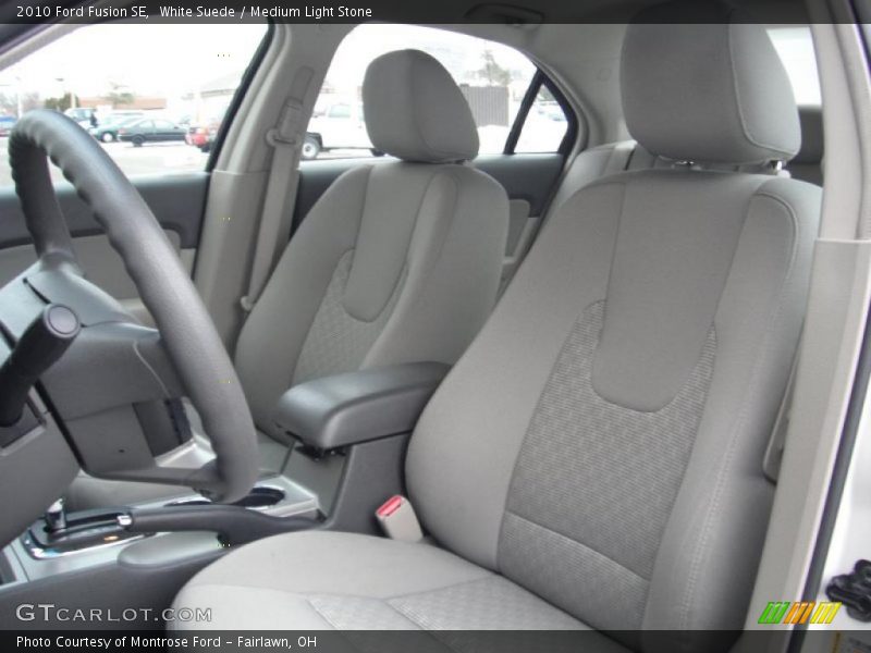 White Suede / Medium Light Stone 2010 Ford Fusion SE