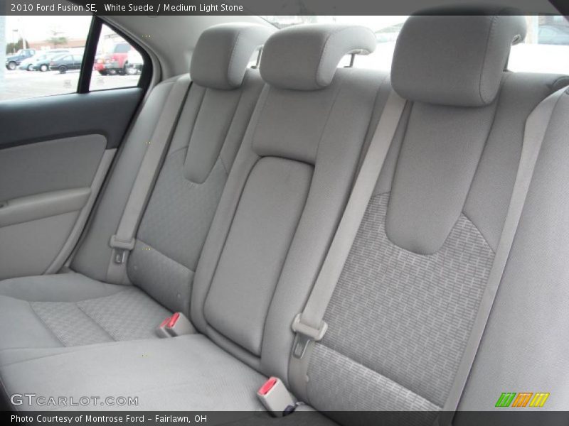 White Suede / Medium Light Stone 2010 Ford Fusion SE