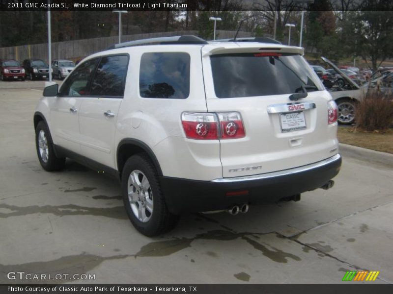 White Diamond Tintcoat / Light Titanium 2011 GMC Acadia SL