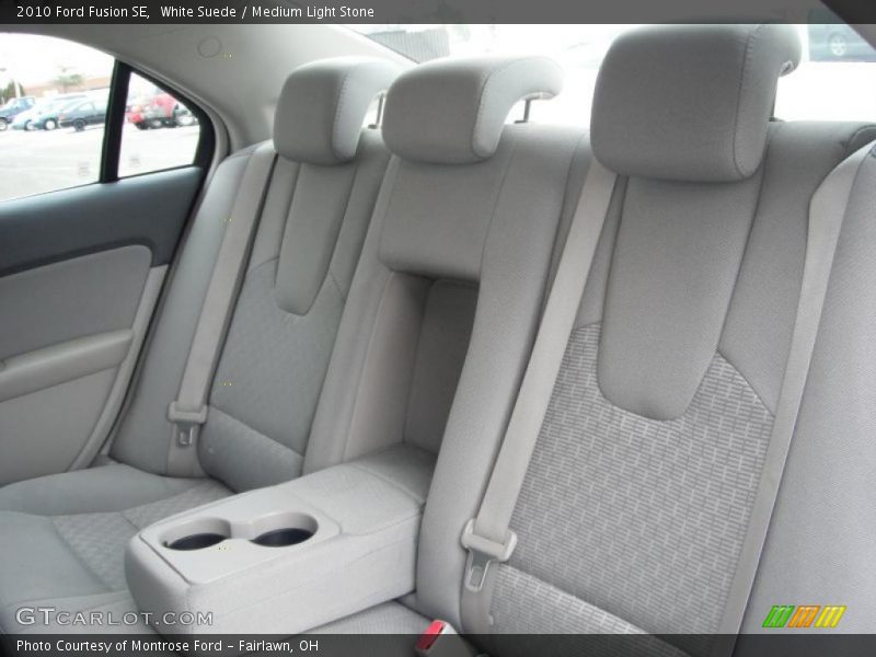 White Suede / Medium Light Stone 2010 Ford Fusion SE