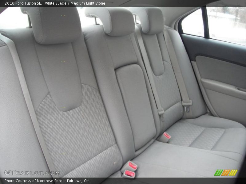 White Suede / Medium Light Stone 2010 Ford Fusion SE