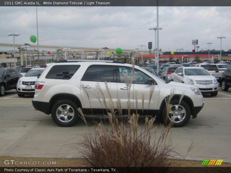 White Diamond Tintcoat / Light Titanium 2011 GMC Acadia SL