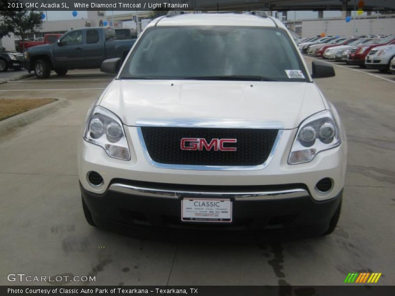 White Diamond Tintcoat / Light Titanium 2011 GMC Acadia SL