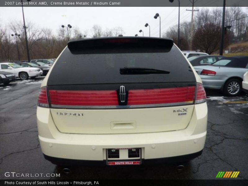 Creme Brulee Metallic / Medium Camel 2007 Lincoln MKX AWD