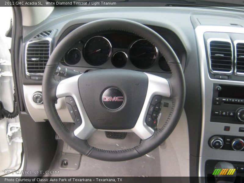 White Diamond Tintcoat / Light Titanium 2011 GMC Acadia SL