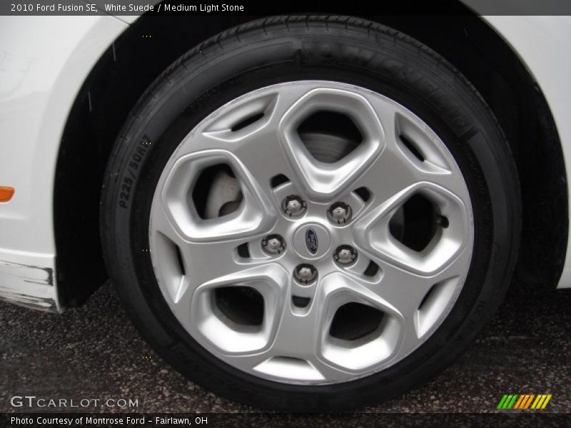 White Suede / Medium Light Stone 2010 Ford Fusion SE