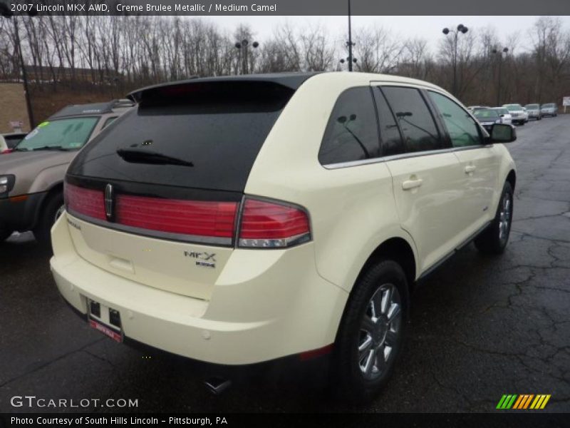Creme Brulee Metallic / Medium Camel 2007 Lincoln MKX AWD