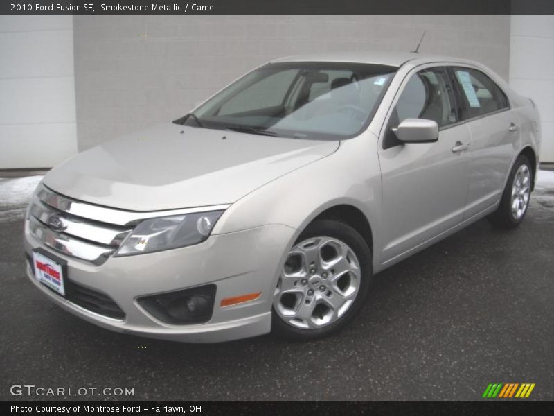 Smokestone Metallic / Camel 2010 Ford Fusion SE