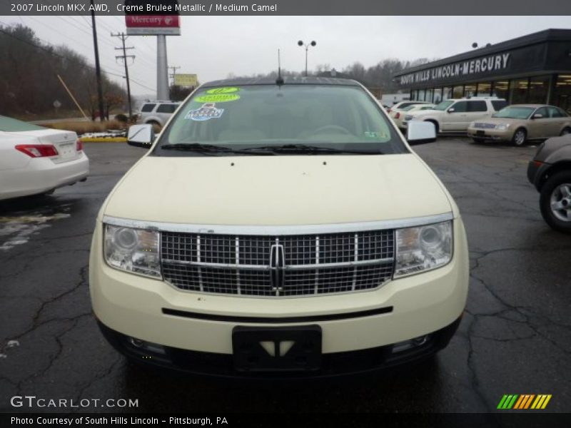 Creme Brulee Metallic / Medium Camel 2007 Lincoln MKX AWD