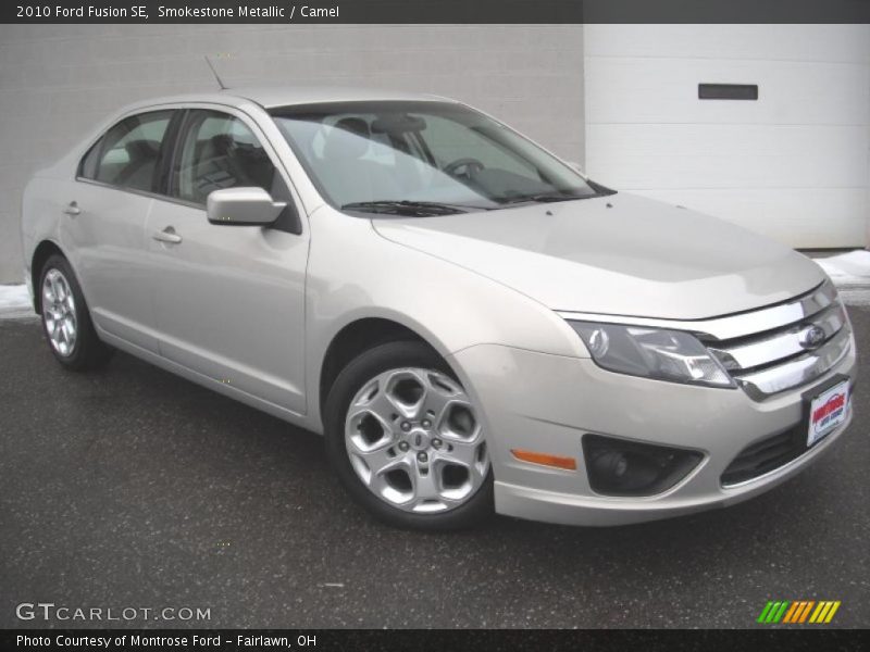 Smokestone Metallic / Camel 2010 Ford Fusion SE
