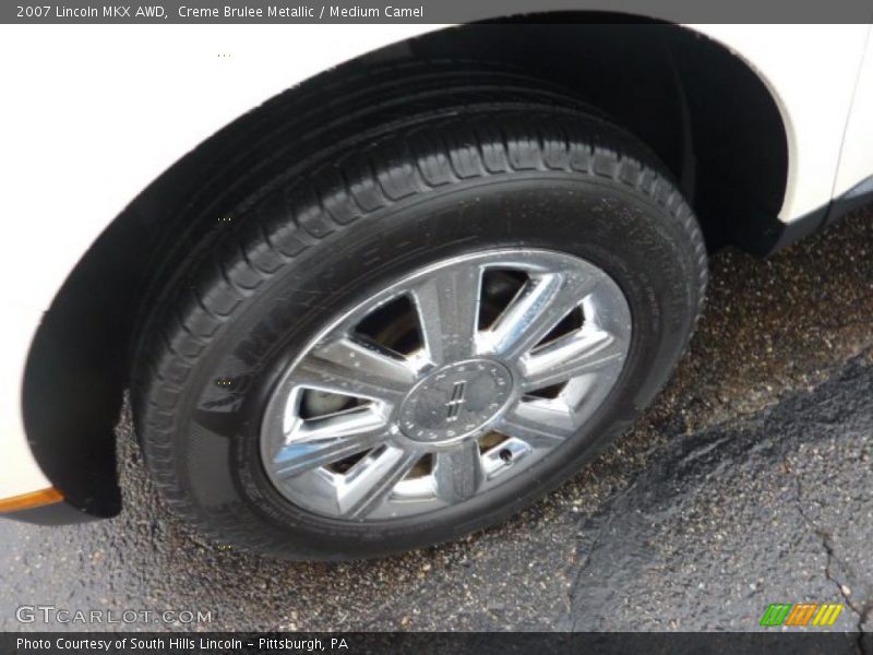 Creme Brulee Metallic / Medium Camel 2007 Lincoln MKX AWD