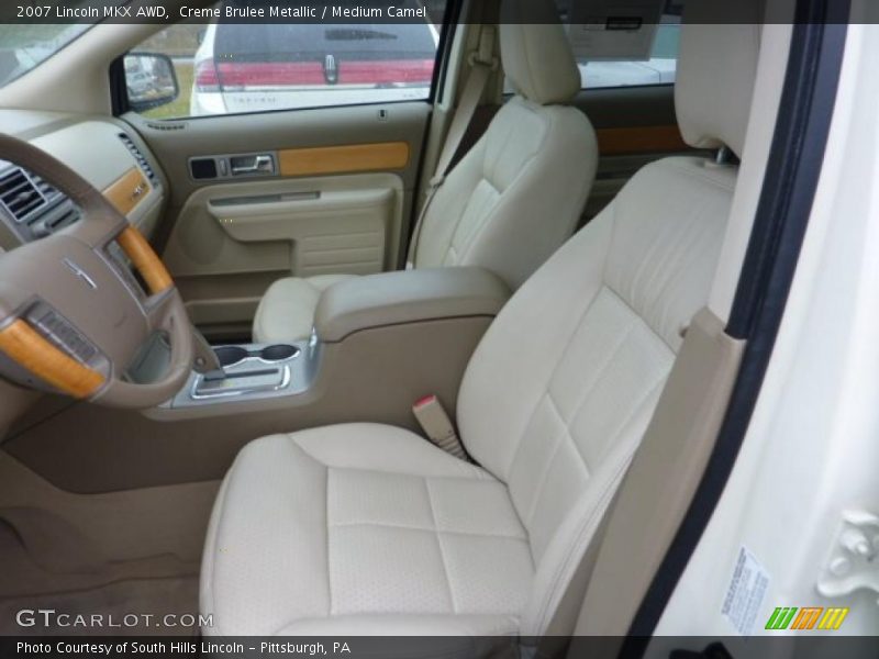 Creme Brulee Metallic / Medium Camel 2007 Lincoln MKX AWD