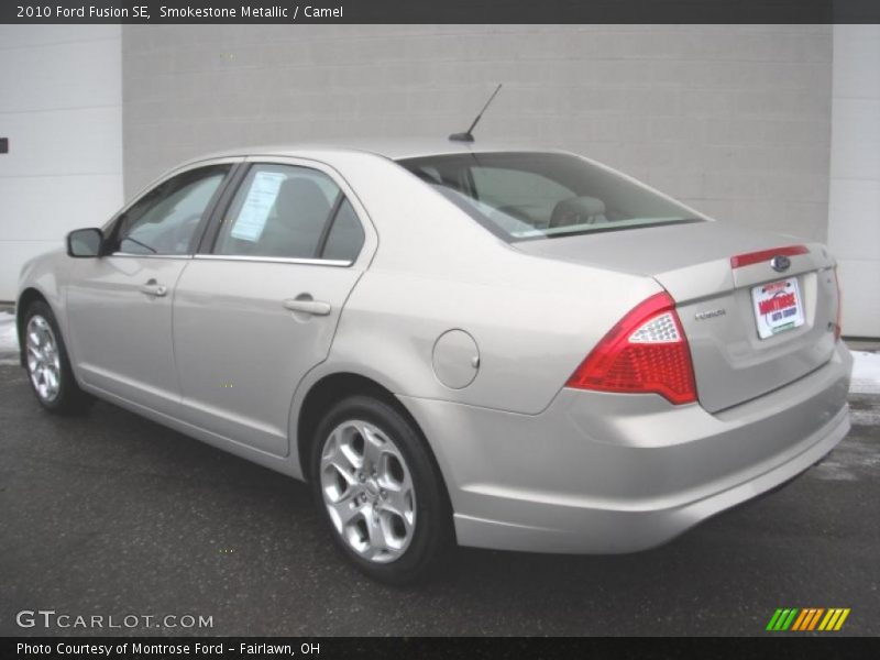 Smokestone Metallic / Camel 2010 Ford Fusion SE