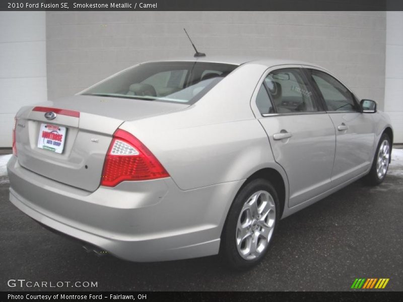 Smokestone Metallic / Camel 2010 Ford Fusion SE