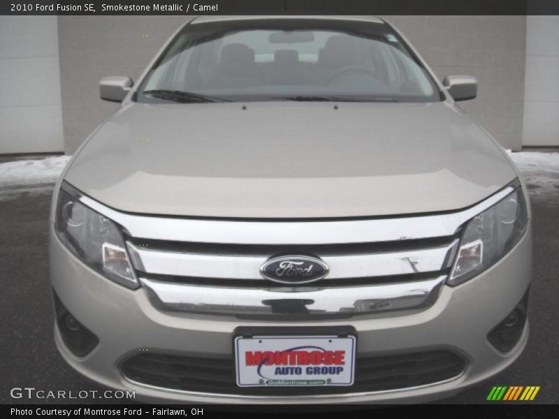Smokestone Metallic / Camel 2010 Ford Fusion SE