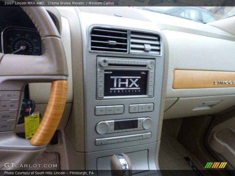 Creme Brulee Metallic / Medium Camel 2007 Lincoln MKX AWD