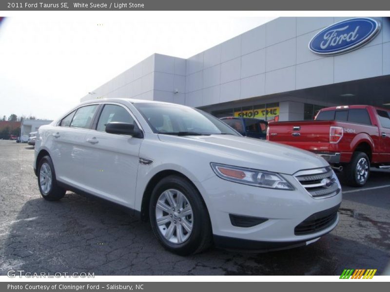 White Suede / Light Stone 2011 Ford Taurus SE