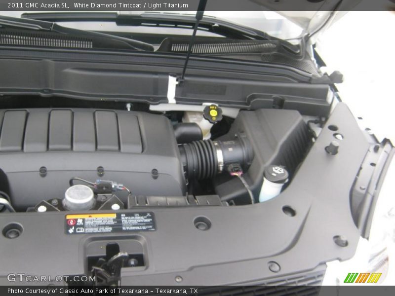White Diamond Tintcoat / Light Titanium 2011 GMC Acadia SL