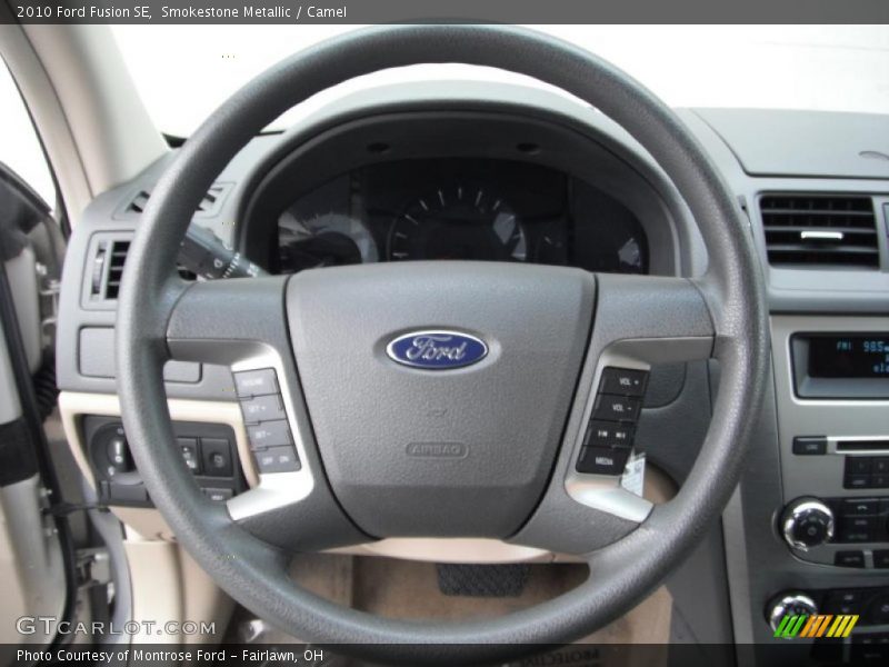 Smokestone Metallic / Camel 2010 Ford Fusion SE