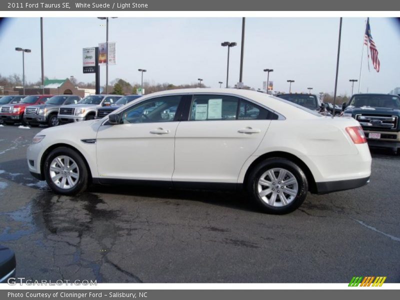 White Suede / Light Stone 2011 Ford Taurus SE