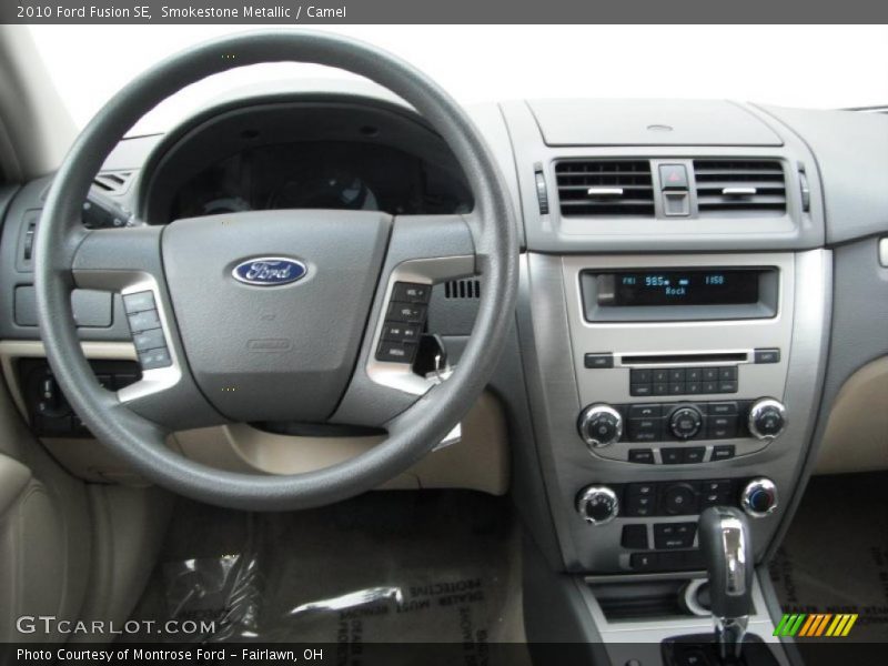 Smokestone Metallic / Camel 2010 Ford Fusion SE
