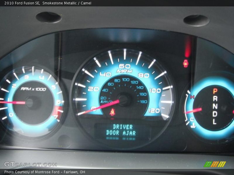 Smokestone Metallic / Camel 2010 Ford Fusion SE