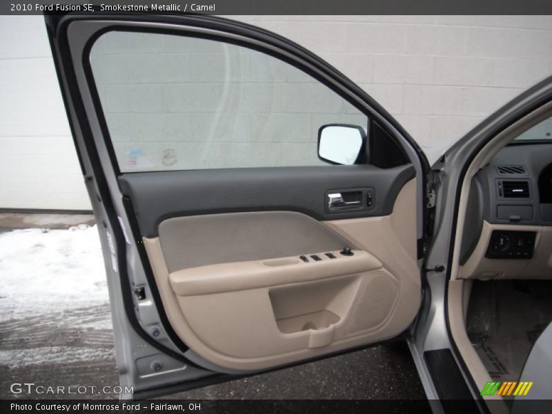Smokestone Metallic / Camel 2010 Ford Fusion SE