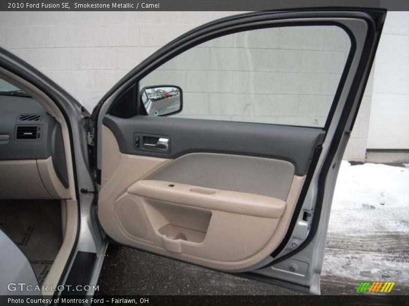 Smokestone Metallic / Camel 2010 Ford Fusion SE