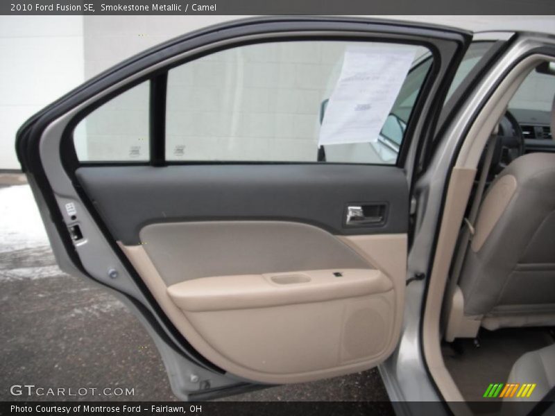 Smokestone Metallic / Camel 2010 Ford Fusion SE