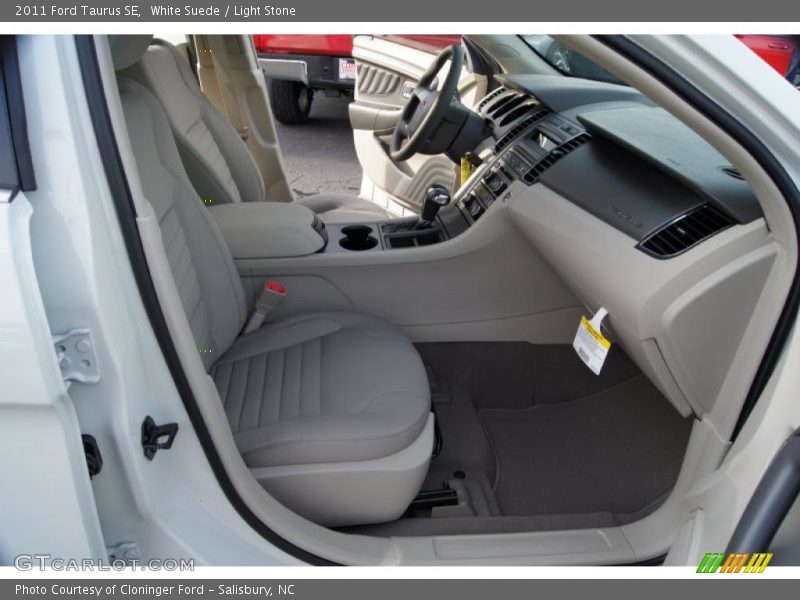 White Suede / Light Stone 2011 Ford Taurus SE