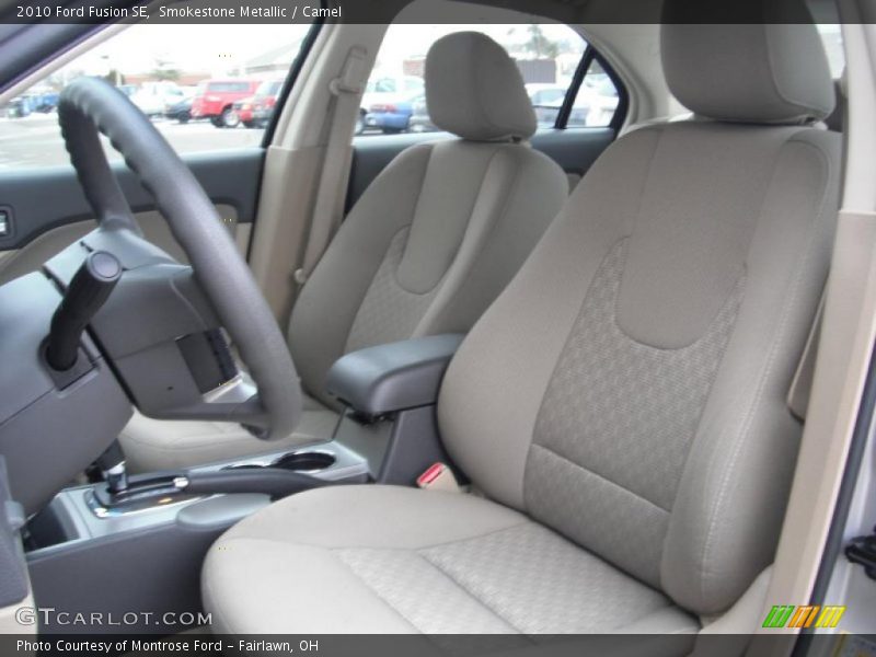 Smokestone Metallic / Camel 2010 Ford Fusion SE