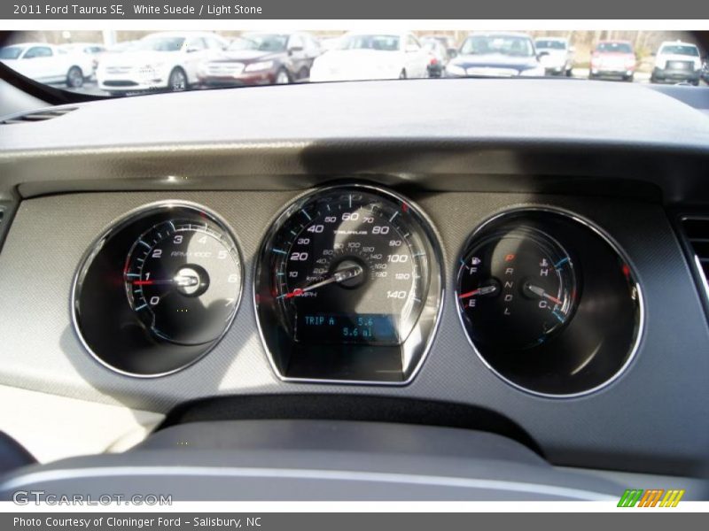 White Suede / Light Stone 2011 Ford Taurus SE