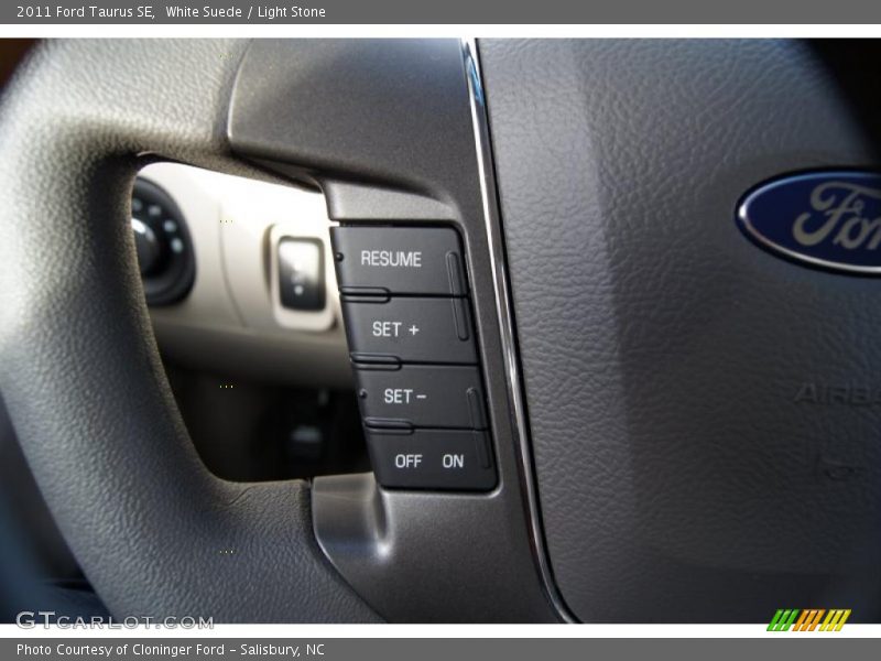 White Suede / Light Stone 2011 Ford Taurus SE