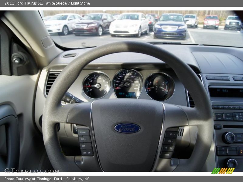 White Suede / Light Stone 2011 Ford Taurus SE