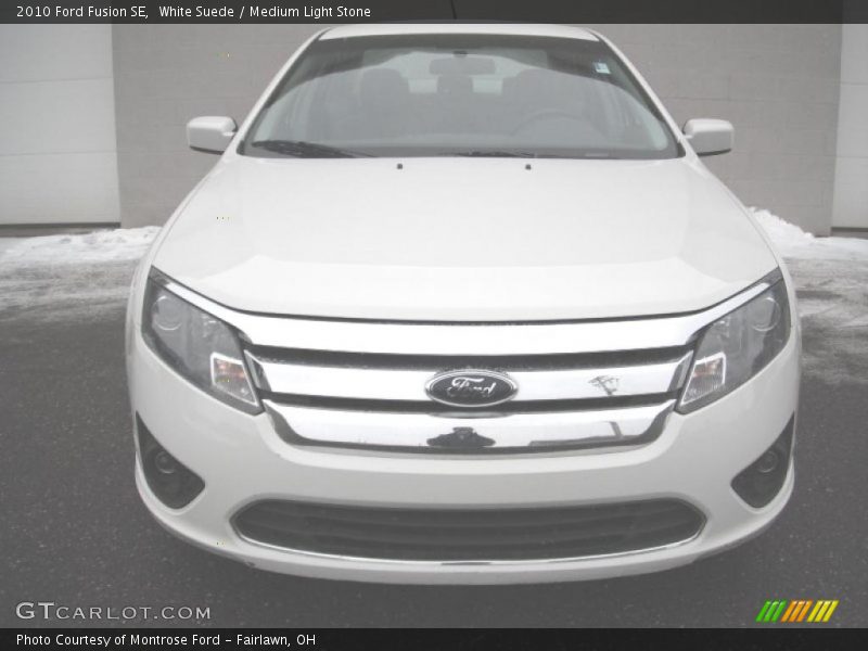 White Suede / Medium Light Stone 2010 Ford Fusion SE